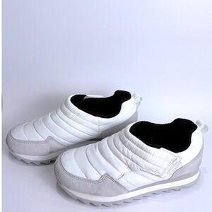 Merrell Alpine Moc Strap Polar White Insulated Lug Shoes 9 Puffer Traction Snow